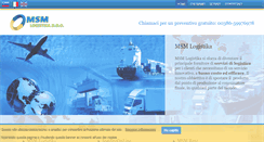 Desktop Screenshot of msmlogistika.com